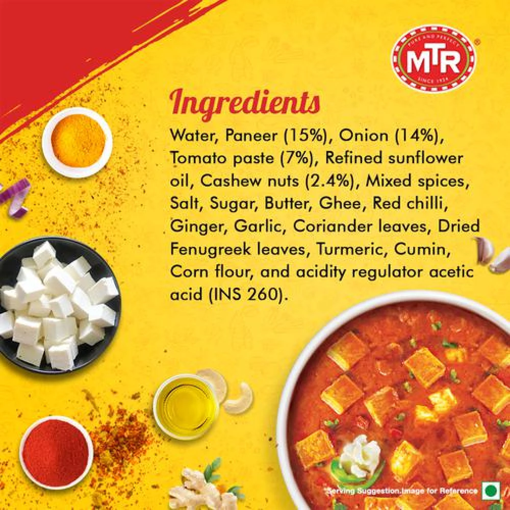 MTR Mix - Paneer Butter Masala, 300 g Pouch-3.webp